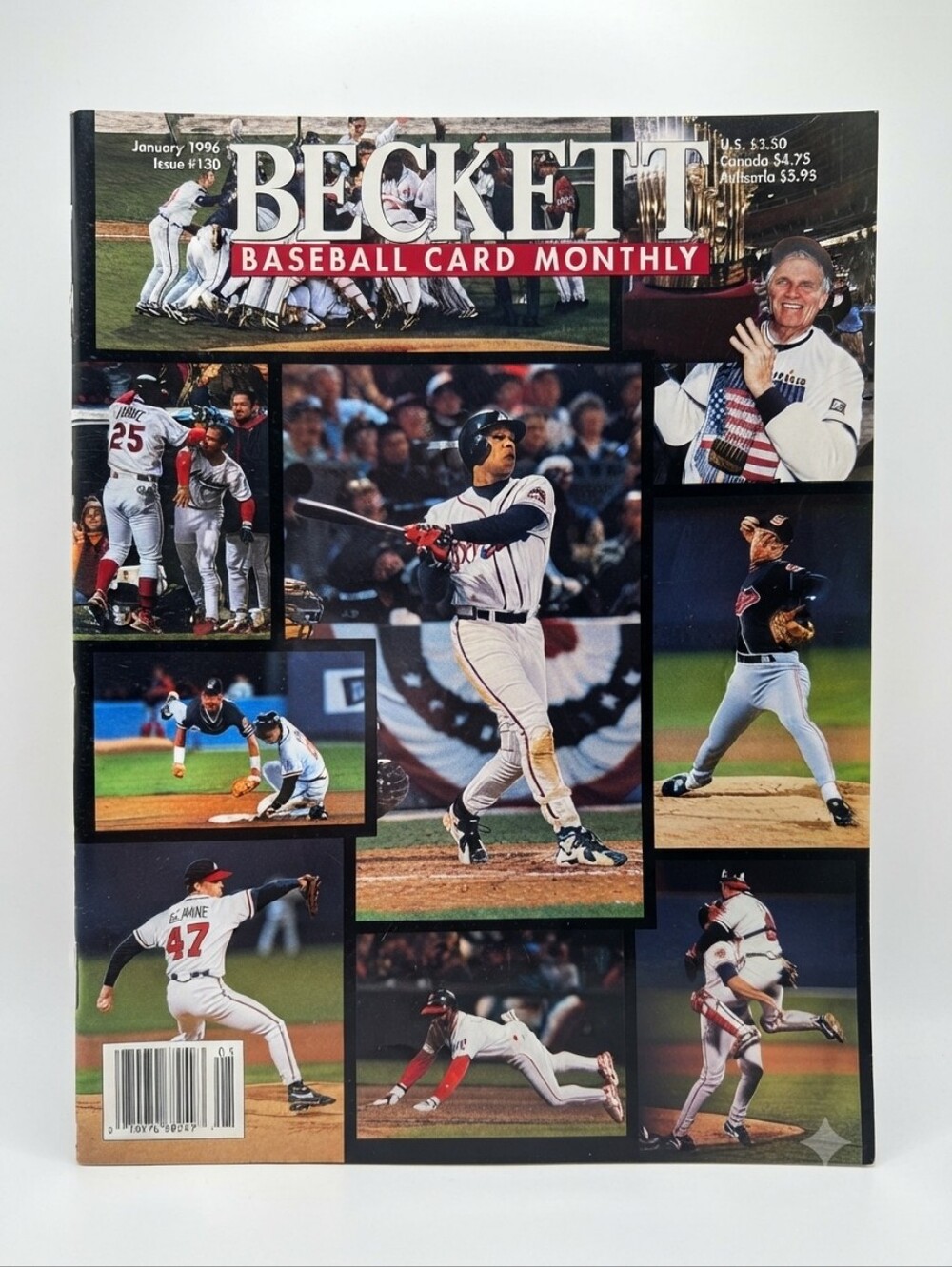 January 1996 ⚾ Atlanta Braves World Series Champs 🏆 Beckett Baseball Magazine